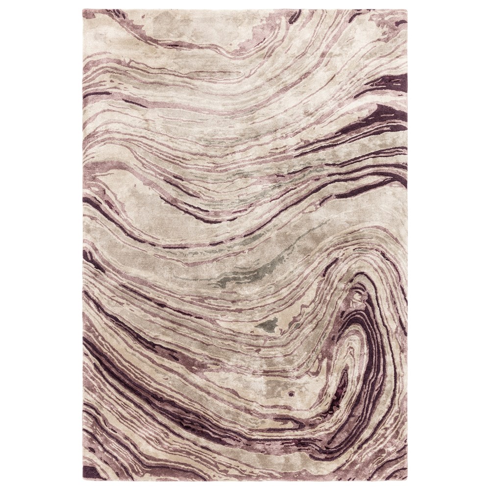 Tuscany Abstract Rugs by Katherine Carnaby in Amethyst Marble